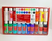 Craft Smart Acrylic Paint 16pc Value Pack 2 fl oz/59 mil All Purpose Water Based