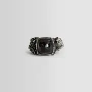 [KD2024] Corsair Silver Ring With Onyx Stone Silver
