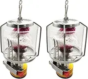 Binxind 2X Outdoor Camping Gas Lantern Portable Mini Gas Light Tent Lamp Torch Hanging Lamp for Camping Hiking