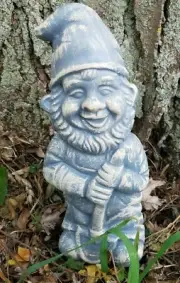 Latex gnome mold plaster concrete cement casting elf rubber mould appx 9"H x 4"W