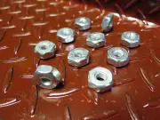 10 X Stihl chainsaw M8 bar nuts suit 036 038 039 041 044 046 051 064 065 066