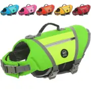 Dog Life Jackets, Durable Dog Life Jackets for Swimming, Boating with High Vi...
