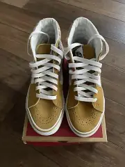 Size 5 US Men/6.5 US Women - VANS Sk8-Hi Plaid Wood Thrush