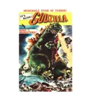 1956 Godzilla Incredible Titan of Terror Movie Poster, 4 ft. Tall Giant Poster