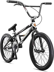 Mongoose Title Elite Pro BMX Race Bike with 20-Inch Wheels in Black for Advanced Riders, Featuring Professional-Grade 6061 Tectonic T1 Biaxial Hydroformed and Butted Aluminum Frame