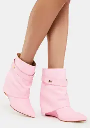 [AZALEA WANG] Off The Grid Wedge Booties