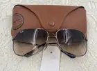 New Ray Ban Aviator Sunglasses Matte Transparent Clear Gradient Mirror Unisex