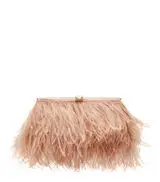 THE VIP PLUME CLUTCH in POUDRE for Women