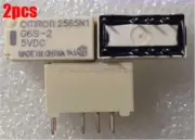 2Pcs Omron Pcb Dpdt Relay G6S-2 5V 2A Ic New xp