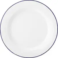 在飛比找momo購物網優惠-【Utopia】琺瑯餐盤 藍25.5cm(餐具 器皿 盤子)