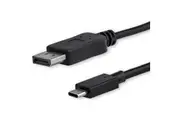 StarTech.com 3ft/1m USB C to DisplayPort 1.2 Cable 4K 60Hz - USB Type-C to DP Video Adapter Monitor Cable HBR2 - TB3 Compatible