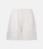 [Toteme] Toteme Ramie shorts AU 14 white