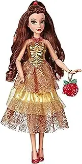 DISNEY PRINCESS DISNEY - Princess - Beauty and The Beast - Belle Doll Styled with Contemporary Purse and Shoes - Style Series - Collectible Fashion Dolls - Toys for Kids - Boys and Girls - Ages 6+