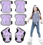Kids Protective Gear Set | Skating Protective Gear - Secure Breathable Adjustable Skateboard Guards for Youth Boys Girls Rollerblading Cycling Scooter