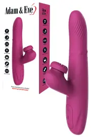 Adam and Eve Rose Revolving & Thrusting 8.8" Rabbit Vibrator