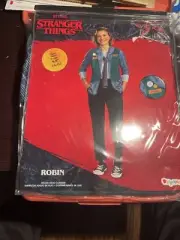 Stranger Things Women's Adult S/P 4-6 New In Package Robin Video Stop Costume