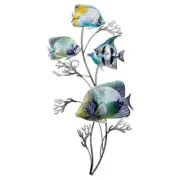 Tropical Reef Fish hand crafted metal wall art sealife decor