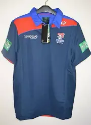 Authentic ISC Newcastle Knights Players Polo Shirt Medium BNWT Official NRL
