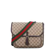 [Gucci] Gucci GG Canvas Messenger Bag ONE SIZE NEUTRALS/BROWN