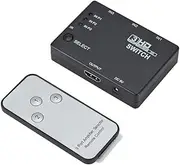 1080P HDMI Compatible Switch Splitter Adapter Hub 3 in 1 Out HDMI Switcher with Remote Control