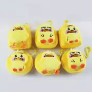 Plush Little Yellow Duck Zero Wallet Cartoon Cute Coin Purse Plush Storage Bag