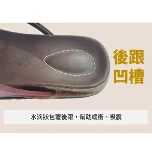 MIT台灣製 手工真皮拖鞋 勃肯鞋 足弓鞋 - 257紅