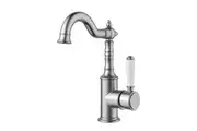 Clasico Basin Mixer Ceramic Handle in Brushed Nickel