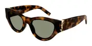 Saint Laurent SL M94/F Asian Fit 002 Men's Sunglasses Tortoiseshell Size 53