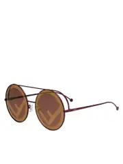 Fendi Run Away FF 0285/S P68 63 7Y Black Cherry