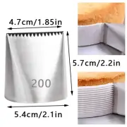 Extra Large Icing Piping Nozzles Cake Decorating Pastry Tip Sets Fondant Cake To
