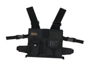 Two Hand Touch Tablet Chest Harness for iPad and Devices Up to 10.2 Inch Black