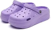 [Meidiastra] Women's Platform Clogs Slippers Slip On Slide Wedge Sandals for Women