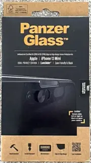 iphone 13 mini screen protector Panzer Glass with CamSlider
