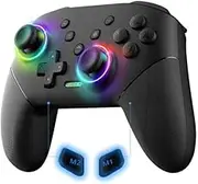 Wireless Controller For Nintendo Switch OLED Console Pro Gamepad with 600Mah Rechargeable Battery Programmable Turbo Function