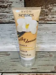 NIB Avon Senses Silky Douceur Antibacterial Hand Gel Vanilla 75ml / 2.5oz Sealed