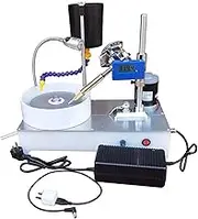 Car Polishing Machines Gemstone Grinding Faceting Machine Faceted Jewelry Polishing Machine Polisher Flat Grinder Lapidary Machine 120W 2800RPM Polishing Machines(Digital display)