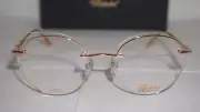 Chopard New Eyeglasses Gold Cateye VCHF70M 5608FC 56 16 135