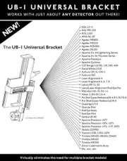 UNIVERSAL LASER DETECTOR BRACKET,LASERLINE LENKER ROD,TOPCON,SPECTRA,LEVEL,UB-1