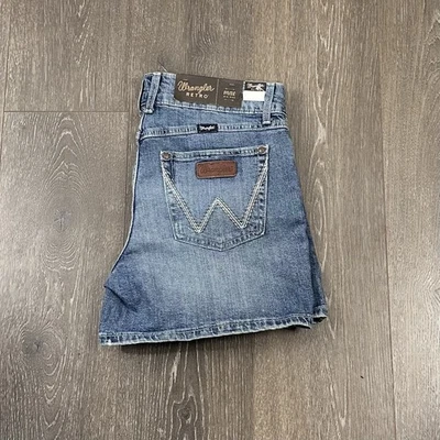 Wrangler Retro Mae Mid Rise Shorts Sz 13
