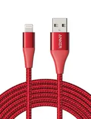 Anker USB cable 3m RED for Lightning PowerLine II MFi-Certified high enduring