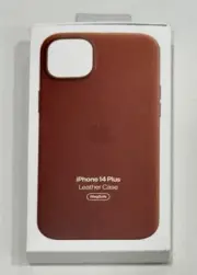 Apple Leather Case for MagSafe - iPhone 14 Plus - Umber Brown. NEW! Genuine!!!
