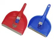 SMARTLINK 2x Plastic Dustpan and Brush Set – Cleaning Tool for Home, Office, Kitchen