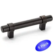 *5 Pack* Cosmas Oil Rubbed Bronze Euro Cabinet Bar Pulls #161-2.5ORB