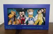 2019 Disney Collection Mickey Pluto Donald Goofy D23 Expo Plush Set LE 2300