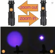 UV Ultra Purple LED Flashlight Blacklight Light 395/365 NM Inspection Lamp Torch