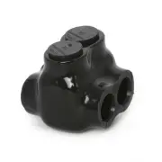 AP-12022 Black Insulated Splice Connector, Wire Range 1/0-14, Dual Entry Elec...
