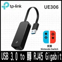 在飛比找PChome24h購物優惠-TP-LINK-UE306 USB 3.0 to 轉 RJ4