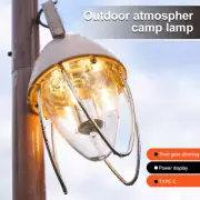 Vintage Tent Light LED Lamp Rechargeable Torch Lantern Camping Hiking Outdoor