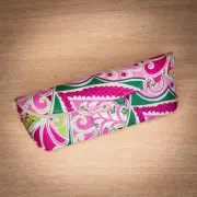 New Vera Bradley Eyeglass Cases - Clamshell Color Mocha Rouge or Pinwheel Pink
