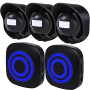 328ft Range Wireless Driveway Alarm Outside Weather Resistant Motion Sensor A...